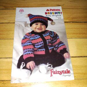 Patons Book # 709 Bright! Baby Brights Booklet (1994, for Children)